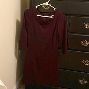 Burgundy Dress